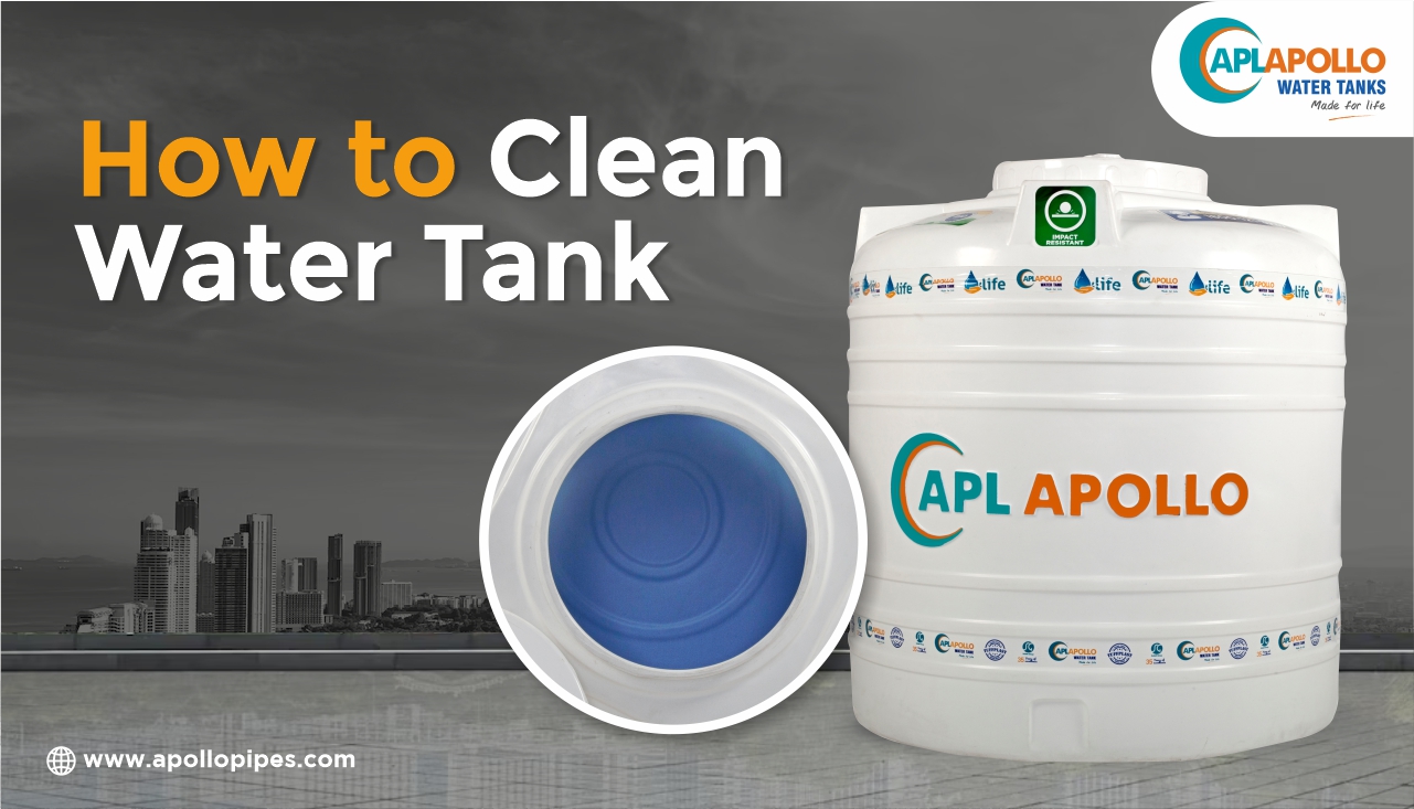 how to clean a water tank